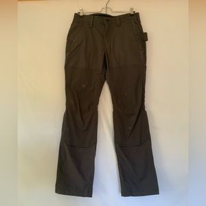 Womens carhartt rain defender cordura work pants size 6